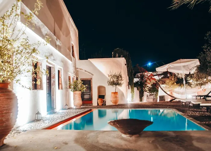 In Santorini With Stunning Outdoor Kitchen فيلة ميغالوخوري