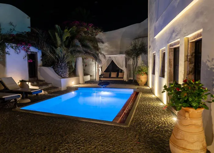 In Santorini With Stunning Outdoor Kitchen فيلة ميغالوخوري