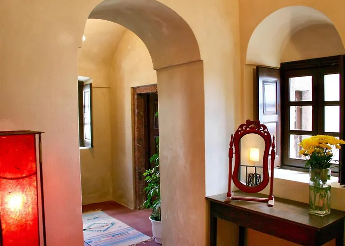 In Santorini With Stunning Outdoor Kitchen