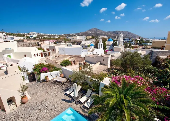 In Santorini With Stunning Outdoor Kitchen فيلة